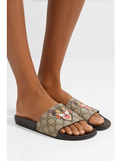 gucci massage slides|net a porter Gucci slide.